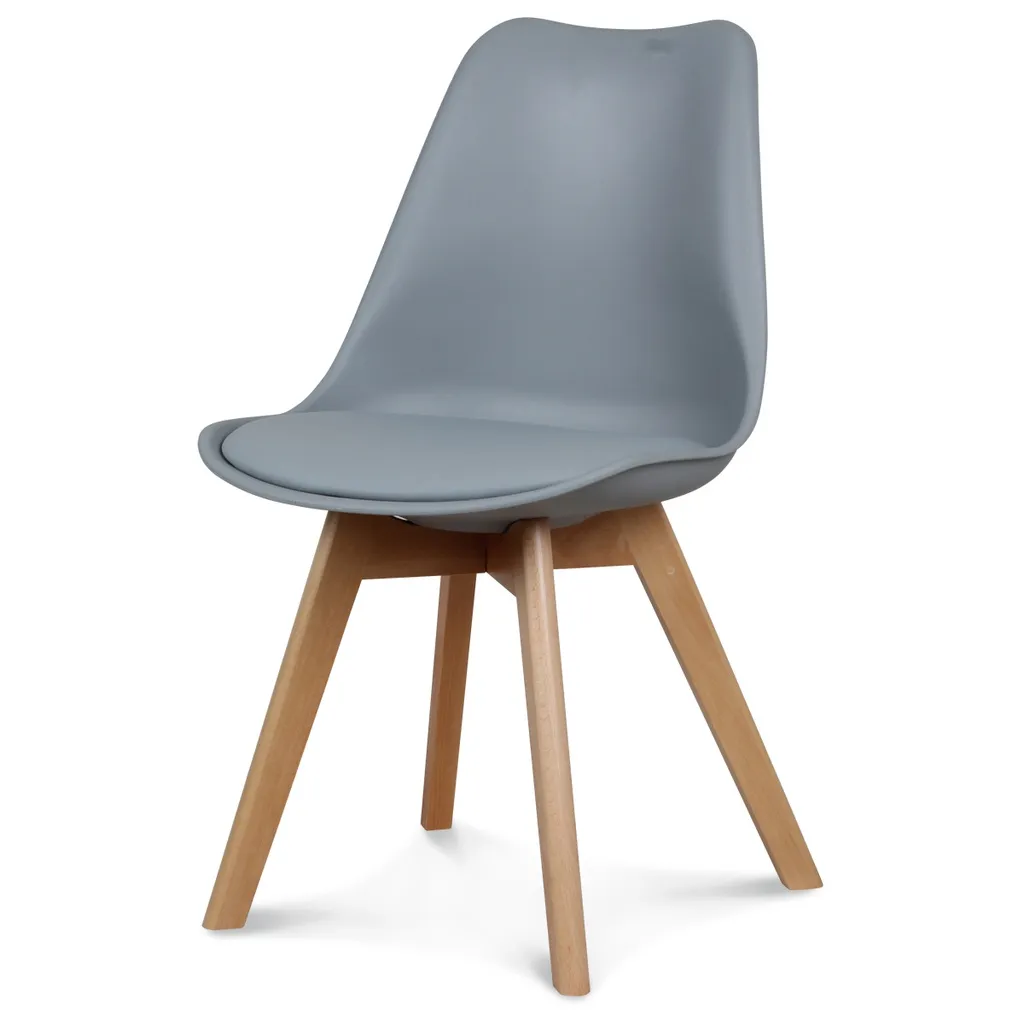 Chaise scandinave grise