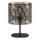Lampe métal noire et dorée