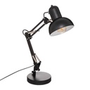 Lampe à poser arc H. 60 cm en acier noir